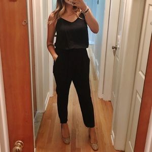 NWT Gap black rayon jumpsuit romper